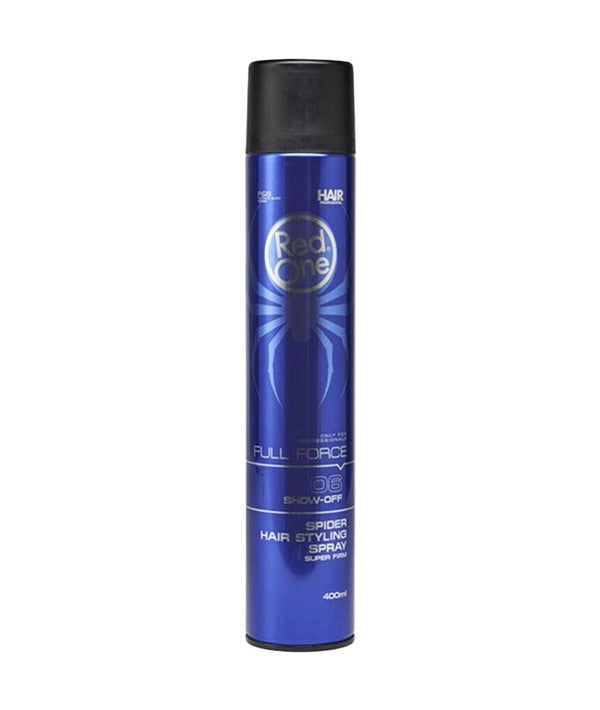 FULL FORCE 06 SHOW OFF SUPER FIRM SPIDER HAIR STYLING SPRAY 400 ml Sprays, Serums and Oils Asetena Pa 
