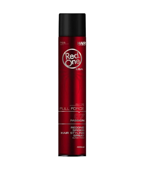 FULL FORCE 07 PASSION SUPER FIRM SPIDER HAIR STYLING SPRAY 400 ml Sprays, Serums and Oils Asetena Pa 