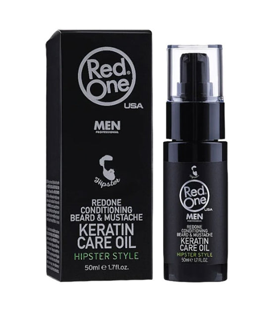 HIPSTER STYLE KERATIN CARE CONDITIONING BEARD AND MUSTACHE OIL 50 ml Men Hair Styling Asetena Pa 