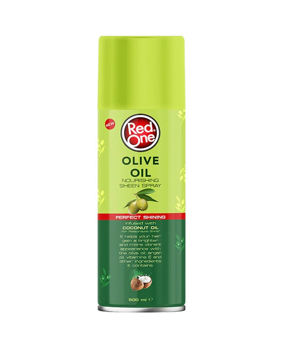 RED ONE OLIVE OIL NOURISHING SHEEN SPRAY INFUSED WITH COCONUT OIL 500 ml Sprays, Serums and Oils Asetena Pa 