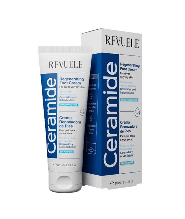 REVUELE CERAMIDE REGENERATING FOOT CREAM 80 ml Pedicure and Manicure Asetena Pa 
