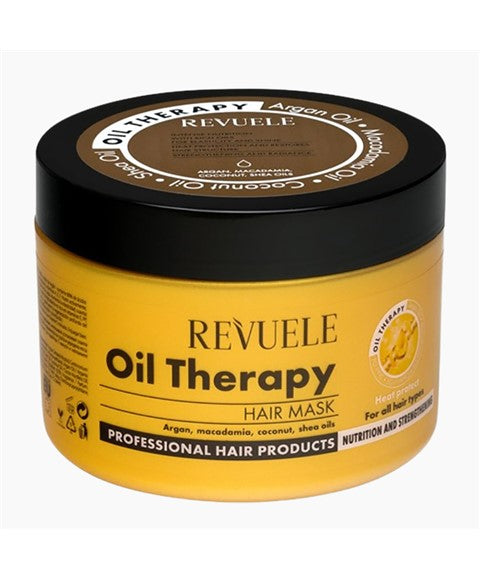 REVUELE OIL THERAPY NUTRITION AND STRENGTHENING HAIR MASK 500 ml Treatments Asetena Pa 