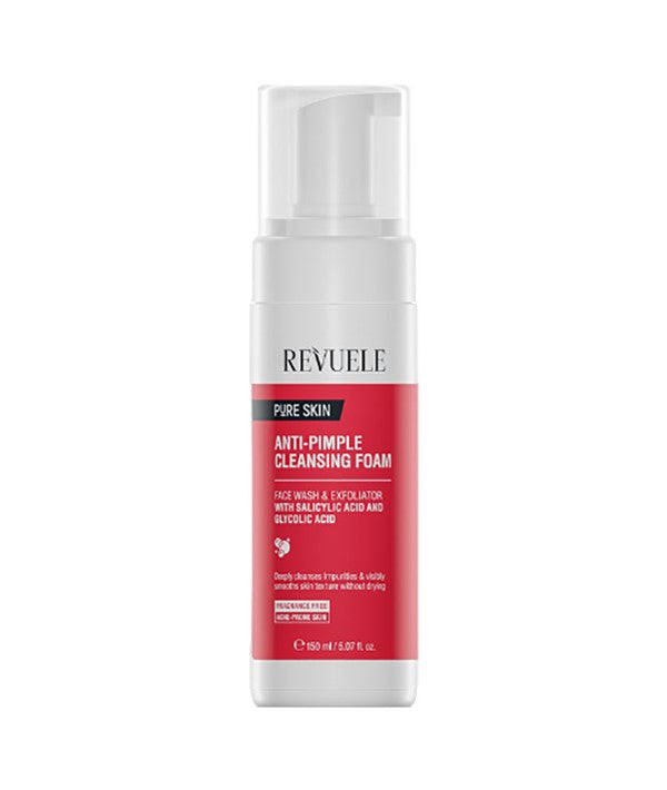 REVUELE PURE SKIN ANTI PIMPLE CLEANSING FOAM 150 ml Skin Wash Asetena Pa 