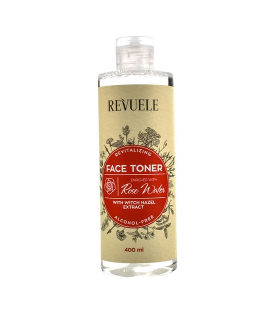 REVUELE REVITALIZING ROSE WATER FACE TONER 400 ml Skin Wash Asetena Pa 