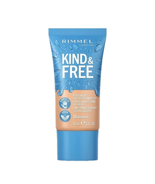 KIND AND FREE MOISTURISING SKIN TINT FOUNDATION 30 ML Color 400 Natural Beige Foundation Asetena Pa 