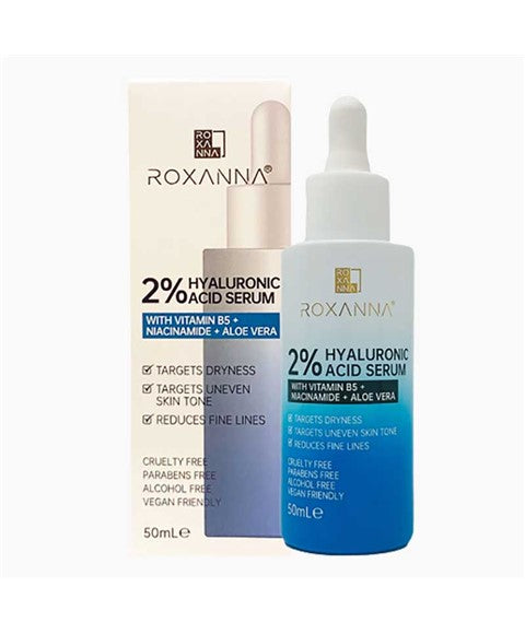 ROXANNA 2 PERCENT HYALURONIC ACID SERUM 50 ml Skin Moisturizing Asetena Pa 
