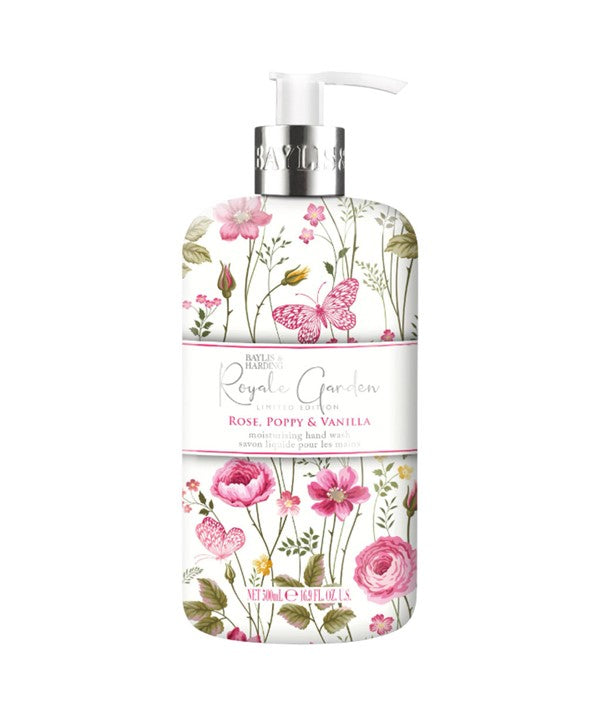 ROYALE GARDEN ROSE POPPY AND VANILLA LUXURY HAND WASH LIMITED EDITION 500 ml Body Care Asetena Pa 