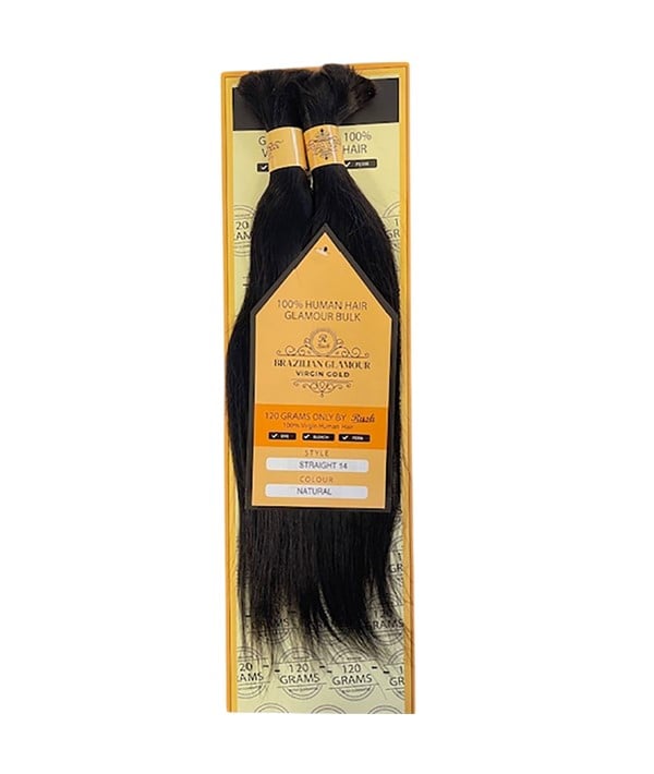 BRAZILIAN GLAMOUR VIRGIN GOLD STRAIGHT BULK 30 Color Natural Human Hair Braids Asetena Pa 