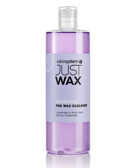 JUST WAX SENSITIVE PRE WAX CLEANSER 500 ml Skin Moisturizing Asetena Pa 