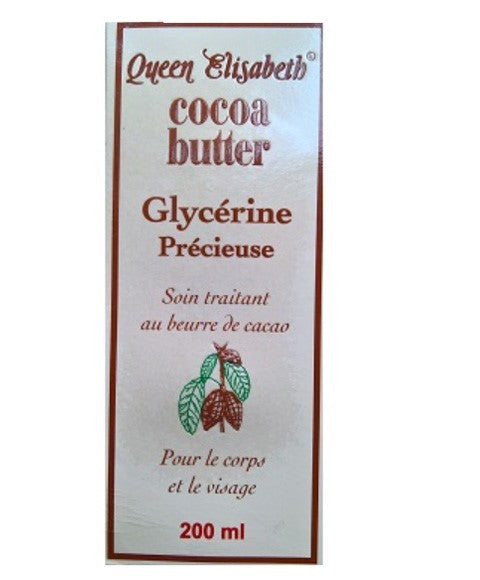 QUEEN ELISABETH COCOA BUTTER PRECIOUS GLYCERIN 200 ml Skin Wash Asetena Pa 