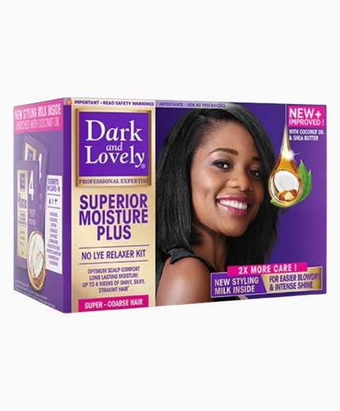 DARK AND LOVELY MOISTURE PLUS NO LYE RELAXER SUPER 1 Application Relaxer n Texturizer Asetena Pa 