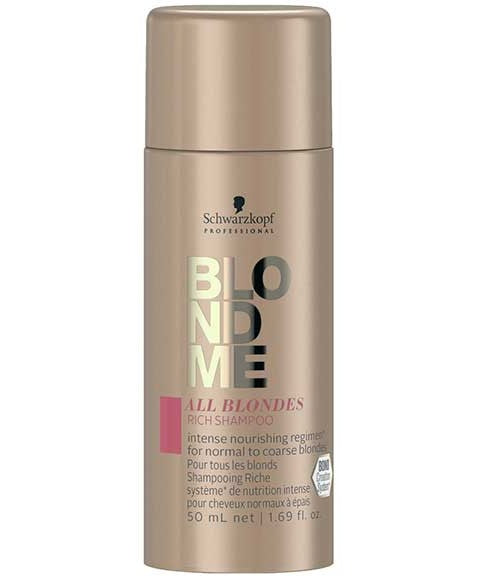 BLONDME ALL BLONDES RICH SHAMPOO TRAVEL PACK 50 ml Shampoo Asetena Pa 