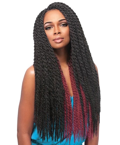 AFRICAN COLLECTION SYN SAMBA TWIST 50 Color M1B/BG Hair for Braid Extensions Asetena Pa 
