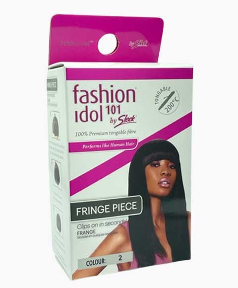 FASHION IDOL CLIPS ON IN SECOND FRINGE PIECE  Color 1 Tape In and Clip On Hair Extensions Asetena Pa 