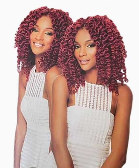 FASHION IDOL EXPRESS SYN CUBA BOUNCE CURL 12 Color 4 Hair for Braid Extensions Asetena Pa 