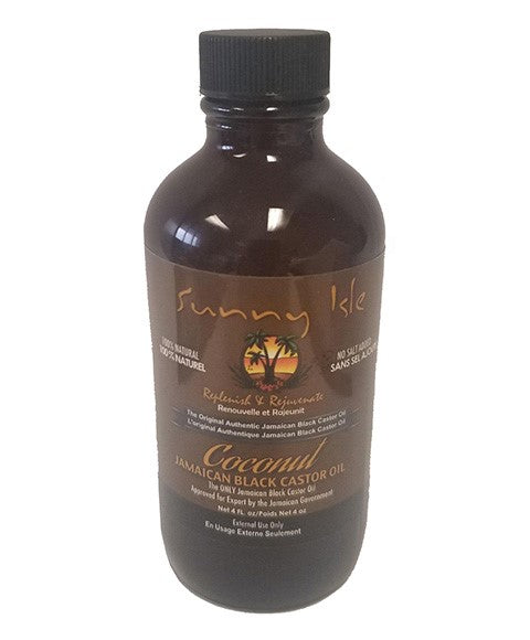 COCONUT JAMAICAN BLACK CASTOR OIL 4 oz Sprays, Serums and Oils Asetena Pa 