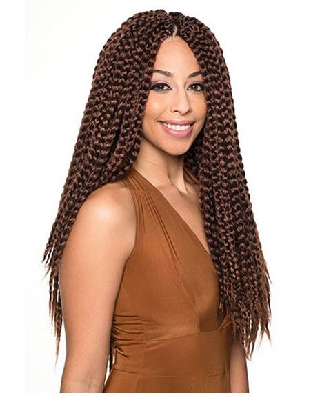 FASHION IDOL EXPRESS SYN MAMBO BOX BRAID 20 Color 1 Hair for Braid Extensions Asetena Pa 