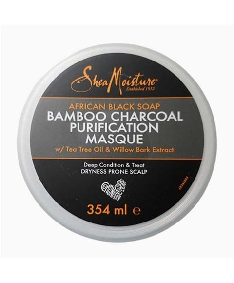 AFRICAN BLACK SOAP BAMBOO CHARCOAL PURIFICATION MASQUE 354 ml Treatments Asetena Pa 