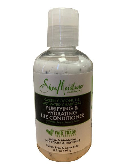 GREEN COCONUT AND ACTIVATED CHARCOAL PURIFYING AND HYDRATING LITE CONDITIONER 91g Conditioner Asetena Pa 