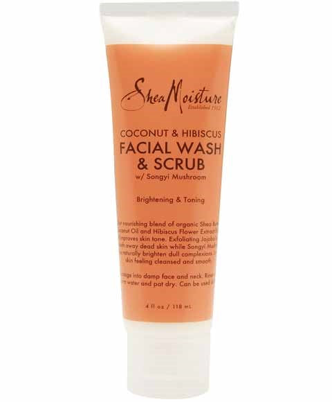COCONUT AND HIBISCUS FACIAL WASH AND SCRUB 118 ml Skin Wash Asetena Pa 