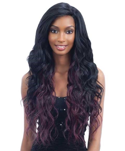 FREETRESS PREMIUM V SHAPED DELUX SYN V002 LACE FRONT WIG  Color OP430 Lace Wigs Asetena Pa 