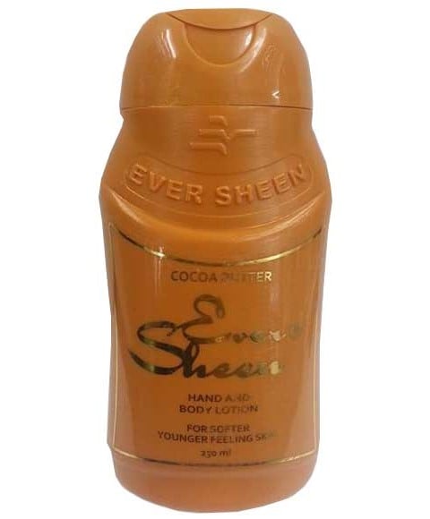 EVER SHEEN COCOA BUTTER HAND AND BODY LOTION 250 ml Skin Moisturizing Asetena Pa 