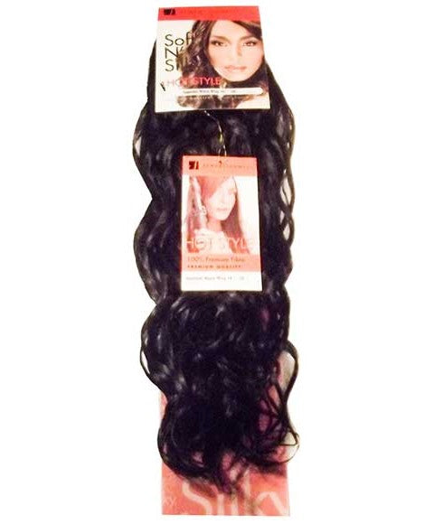 SOFT N SILKY SYN SPANISH WAVE WVG 14 Color F1B/30 Synthetic Weave Hair Asetena Pa 