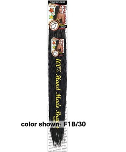 MOTOWN TRESS SYN STWIST 30 SENEGAL TWIST BRAID 30 Color T4/30 Hair for Braid Extensions Asetena Pa 