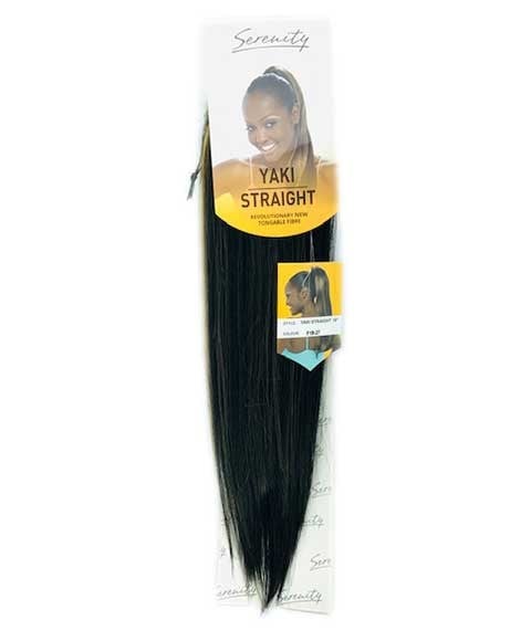SERENITY SYN YAKI STRAIGHT STRING PONYTAIL 26 Color SM8-12-24 PonyTail Asetena Pa 