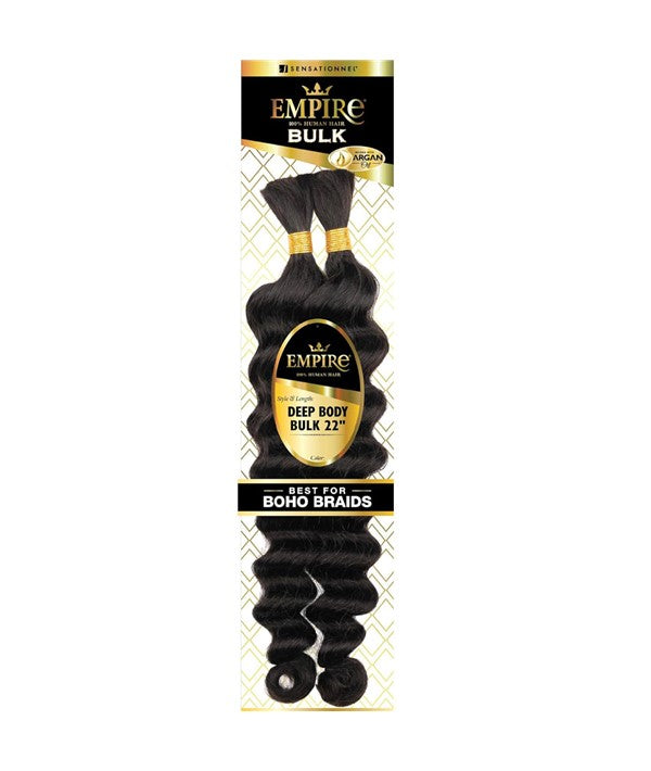 EMPIRE HUMAN HAIR DEEP BODY BULK 22 Color 1 Human Hair Braids Asetena Pa 