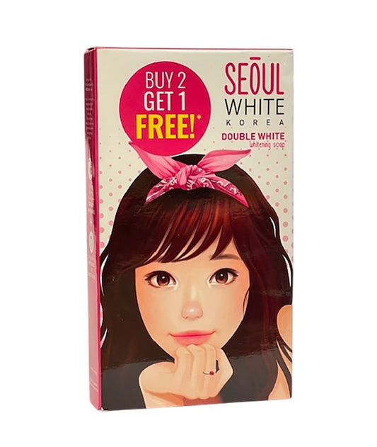 DOUBLE WHITE WHITENING SOAP 3 x 120g Korean Skincare Asetena Pa 