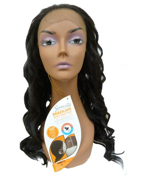 BRAZILIAN REMI DEEP PART BLENDED HH VANITY SWISS LACE WIG  Color KB88 Human Hair Wigs Asetena Pa 