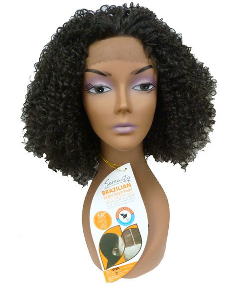 BRAZILIAN REMI DEEP PART BLENDED HH VIVA SWISS LACE WIG  Color KB88 Human Hair Wigs Asetena Pa 