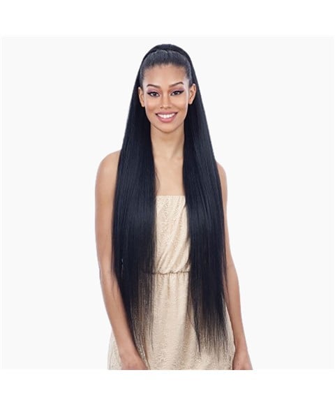 FREETRESS DRAWSTRING SYN LONG YAKY STRAIGHT PONYTAIL 38 inch Color 2 PonyTail Asetena Pa 