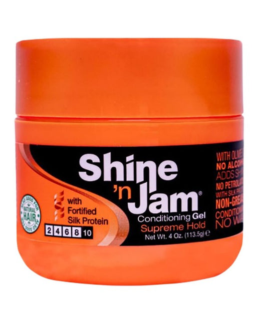 SHINE N JAM SUPREME HOLD CONDITIONING GEL 113.5 g Hair Styling Asetena Pa 