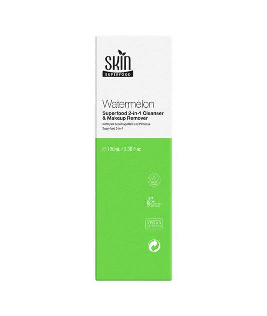 WATERMELON SUPERFOOD 2 IN 1 CLEANSER AND MAKEUP REMOVER 100 ml Skin Wash Asetena Pa 