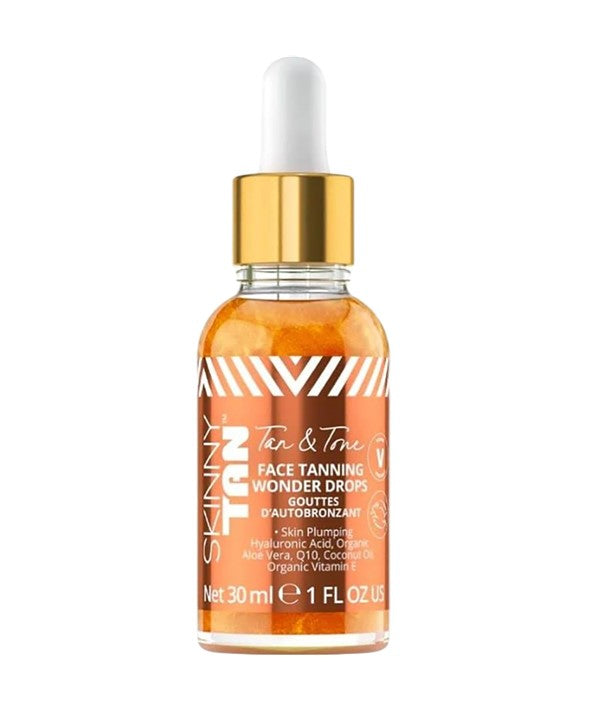 SKINNY TAN AND TONE FACE TANNING WONDER DROPS 30 ML Skin Treatments Asetena Pa 