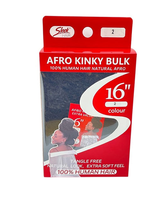 SLEEK AFRO KINKY BULK 10" Color 1B Hair for Braid Extensions Asetena Pa 