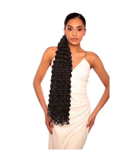 REMY CHASER SYNTHETIC DEEP WAVE WEAVE NATURAL 30" Synthetic Weave Hair Asetena Pa 