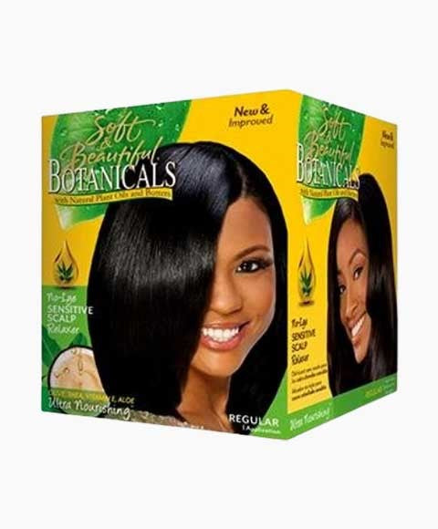 BOTANICALS NO LYE SENSITIVE SCALP RELAXER 1 Application Kit Color Coarse Relaxer n Texturizer Asetena Pa 