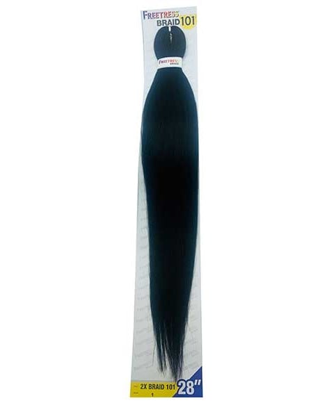 FREETRESS 101 SYN 2X BRAID 28 Color OM3TLATTE Hair for Braid Extensions Asetena Pa 