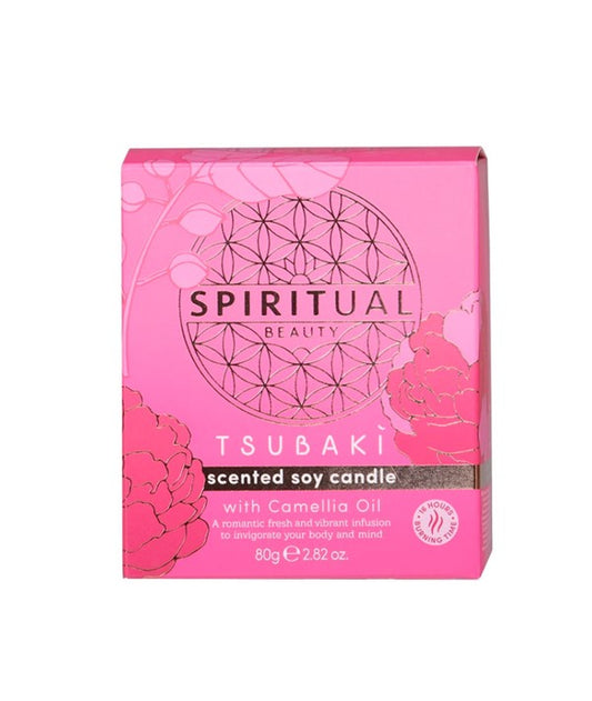 SPIRITUAL BEAUTY CAMELLIA OIL SCENTED SOY CANDLE 80 g Candles Asetena Pa 