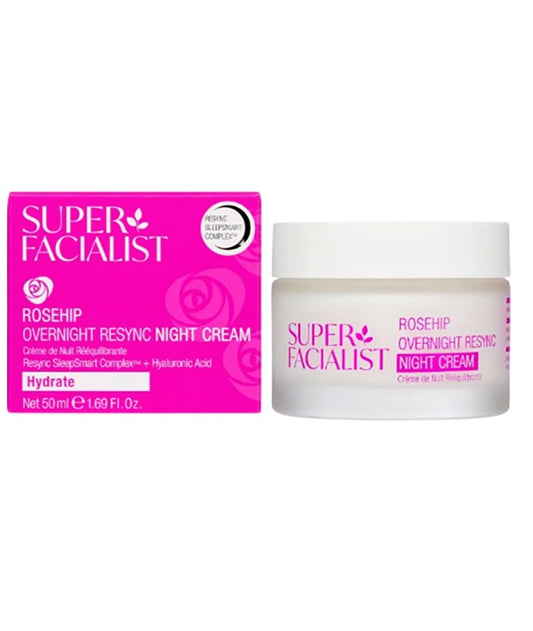 ROSEHIP OVERNIGHT RESYNC HYDRATE NIGHT CREAM 50 ml Skin Moisturizing Asetena Pa 