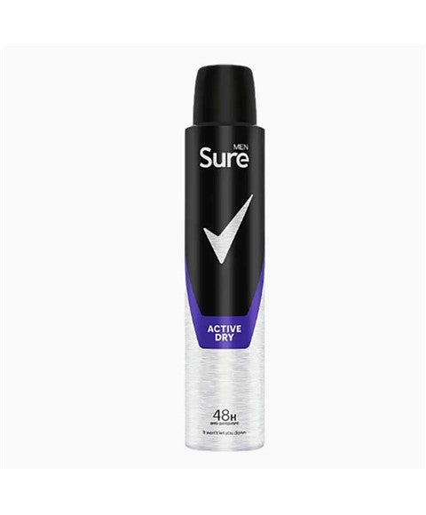MEN ACTIVE DRY 48H ANTI PERSPIRANT SPRAY 200 ml Body Care Asetena Pa 