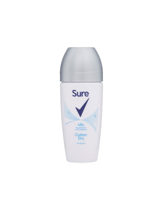 SURE COTTON DRY 48 H DEODORANT ROLL ON 50 ml Body Care Asetena Pa 