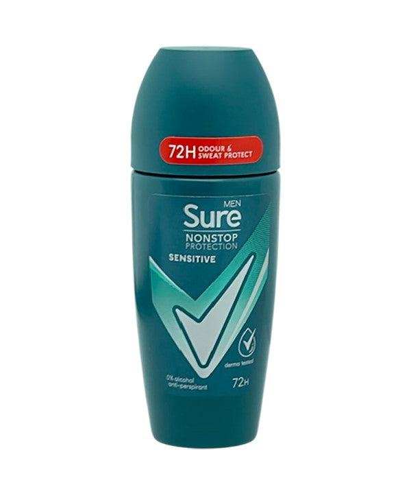 MEN NON STOP SENSITIVE DEODORANT ROLL ON 50 ml Body Care Asetena Pa 