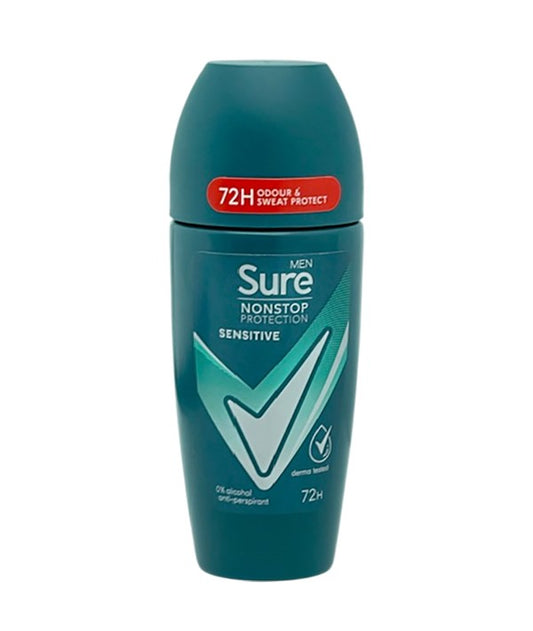 MEN NON STOP SENSITIVE DEODORANT ROLL ON 50 ml Body Care Asetena Pa 