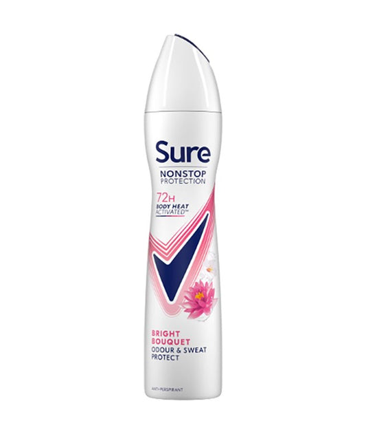 NONSTOP PROTECTION 72H BODY HEAT BRIGHT BOUQUET ANTI PERSPIRANT SPRAY 250 ml Body Care Asetena Pa 