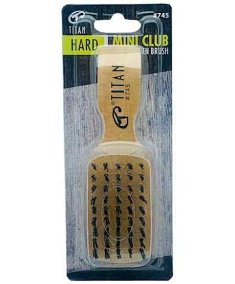 TITAN MINI CLUB WOODEN BRUSH  Color Item 745 Hair Brushes and Combs Asetena Pa 