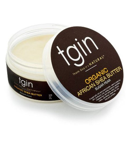 TGIN ORGANIC AFRICAN SHEA BUTTER SUGAR PEAR 227 g Treatments Asetena Pa 